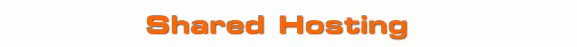 Shared Hosting Plans